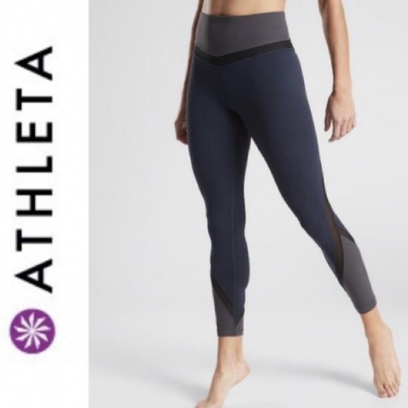 Athleta Pants - Athleta Elevation Women's Black, Navy Blue,  Gray Leggings